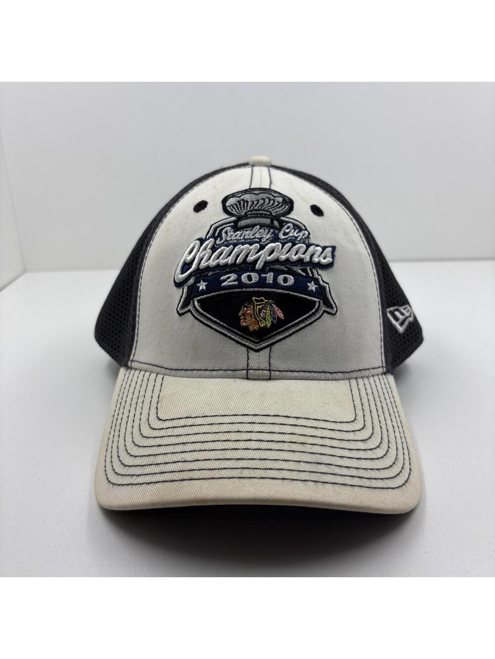 2010 Stanley Cup Champions Hat Chicago Blackhawks New Era 39Thirty Stretch Fit
